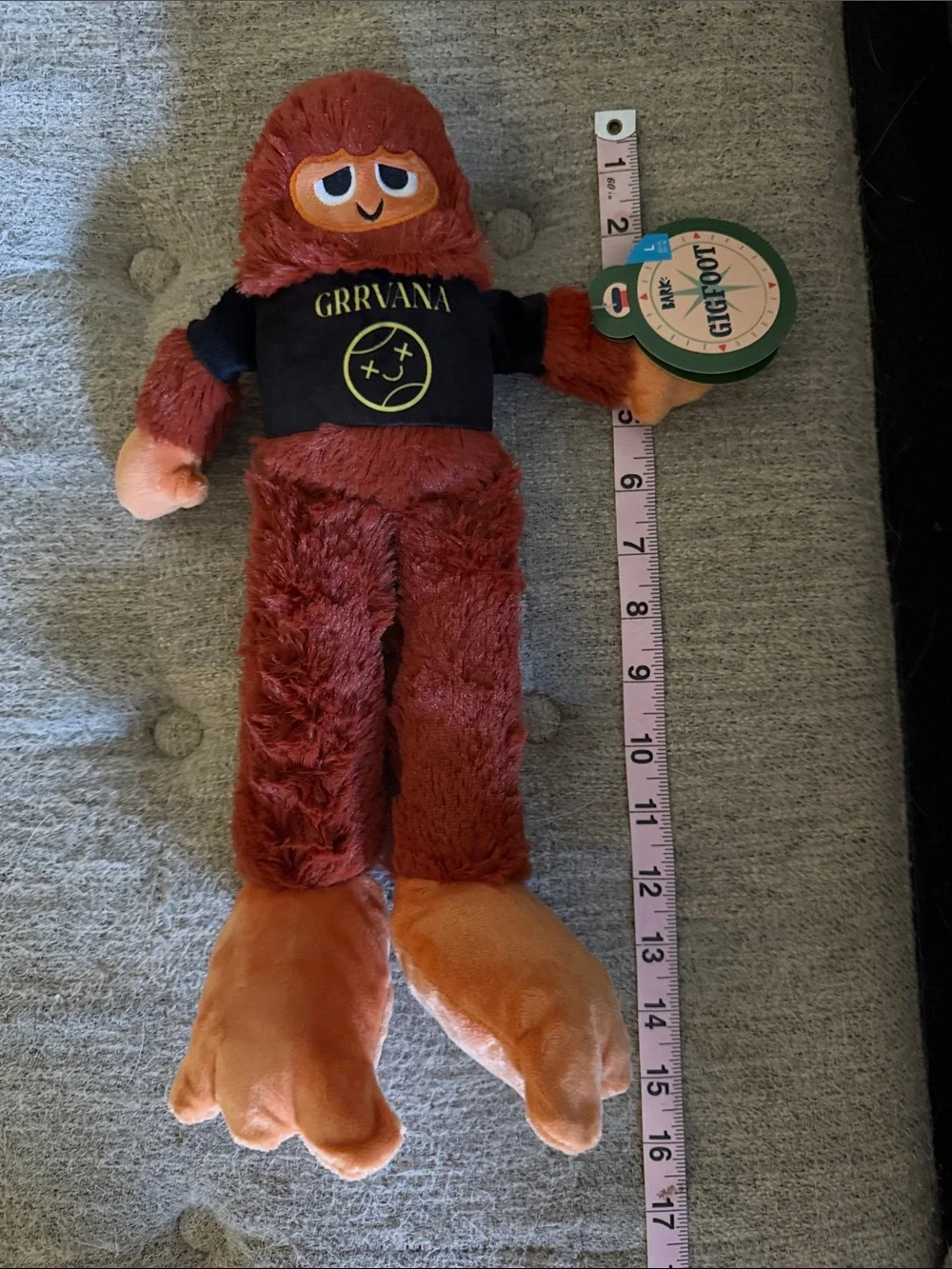 NWT Bark GRRVANA Squeaky and Crinkle Toy